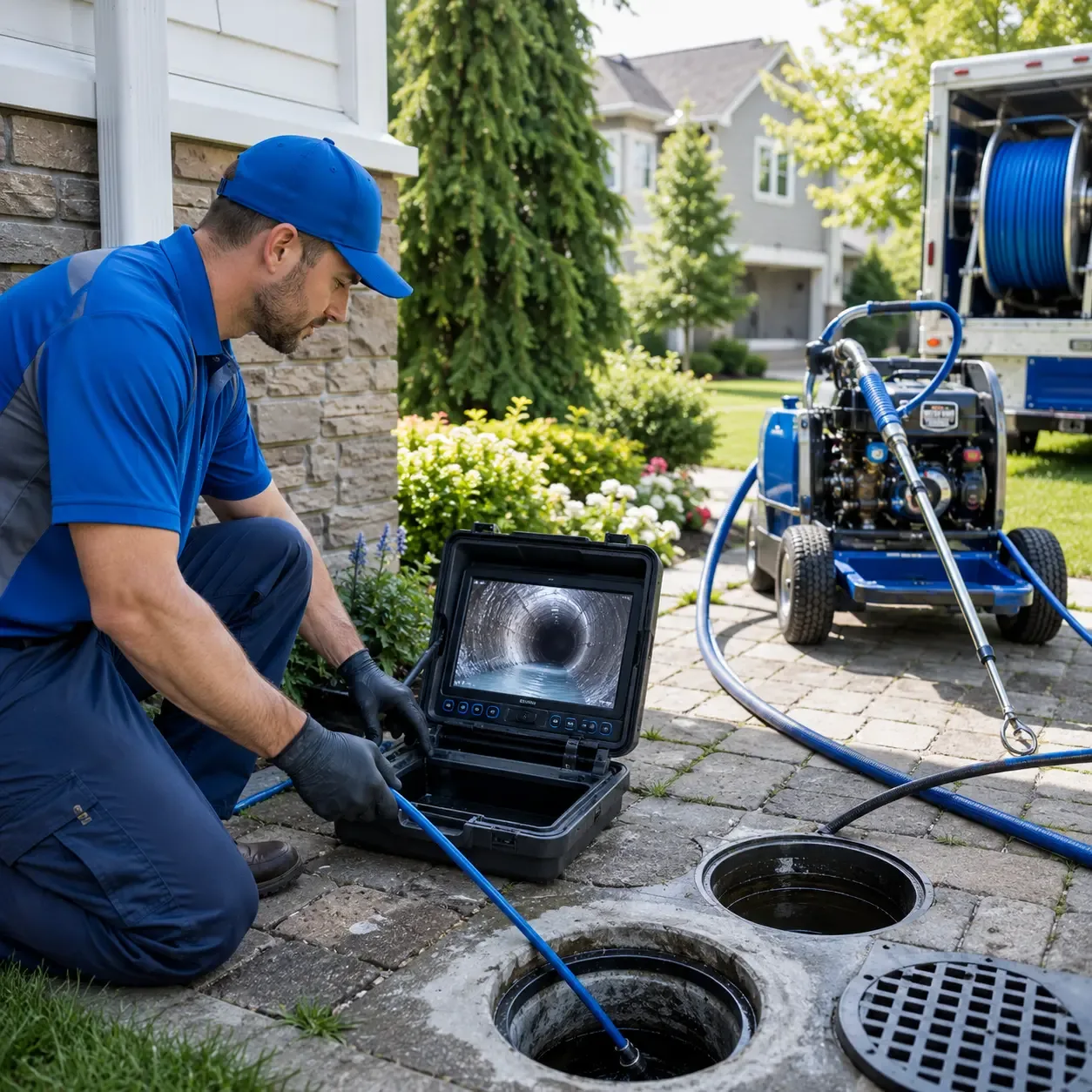 Outdoor drain cleaning professionals serving Hunter, AR